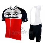 Nalini Cycling Jersey Bib Short 2019 Men Short Sleeve White Red Black