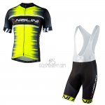 Nalini Cycling Jersey Bib Short 2021 Men Short Sleeve Yellow