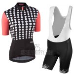 Nalini Optical Cycling Jersey Bib Short 2017 Women Short Sleeve Black and Orange