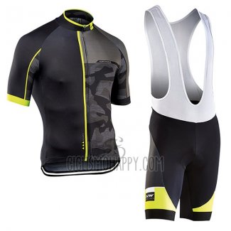 Northwave Blade Cycling Jersey Bib Short 2017 Men Short Sleeve Black