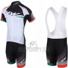 Northwave Cycling Jersey Bib Short 2013 Men Short Sleeve Black and White