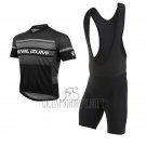 Pearl Izumi Cycling Jersey Bib Short 2017 Men Short Sleeve Gray and Black