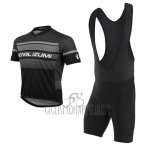 Pearl Izumi Cycling Jersey Bib Short 2017 Men Short Sleeve Gray and Black
