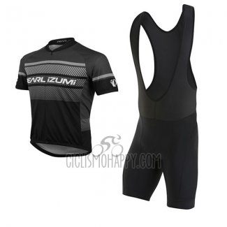 Pearl Izumi Cycling Jersey Bib Short 2017 Men Short Sleeve Gray and Black