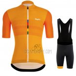Rapha Cycling Jersey Bib Short 2020 Men Short Sleeve Orange