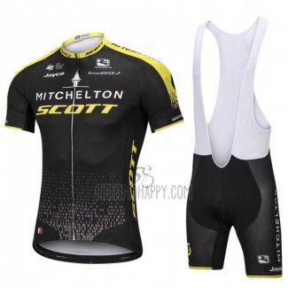Scott Cycling Jersey Bib Short 2018 Short Sleeve Black