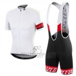 Specialized Cycling Jersey Bib Short 2016 Men Short Sleeve White