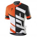 Specialized Cycling Jersey Bib Short 2016 Men Short Sleeve White and Orange