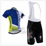 Specialized Cycling Jersey Bib Short 2018 Men Short Sleeve Blue Green White