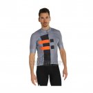Sportful Cycling Jersey Bib Short 2021 Men Short Sleeve Gray Orange