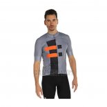 Sportful Cycling Jersey Bib Short 2021 Men Short Sleeve Gray Orange