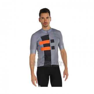 Sportful Cycling Jersey Bib Short 2021 Men Short Sleeve Gray Orange
