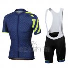 Sportful Prism Dark Cycling Jersey Bib Short 2018 Men Short Sleeve Blue