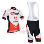 Trek Cycling Jersey Bib Short 2013 Short Sleeve Red and White