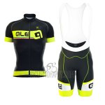 ALE Formula 1.0 Adriatico Cycling Jersey Bib Short 2017 Men Short Sleeve Yellow and Black ALE Formula 1.0 Adriatico Cycling Jersey Bib Short 2017 Men Short Sleeve Yellow and Black