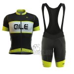 ALE R-ev1 Master Cycling Jersey Bib Short 2017 Men Short Sleeve Yellow