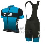 ALE R-ev1 Rumbles Cycling Jersey Bib Short 2017 Men Short Sleeve Blue