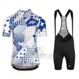 Assos Erlkoenig Cycling Jersey Bib Short 2020 Men Short Sleeve Blue White