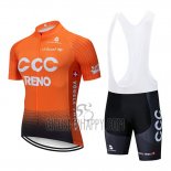 CCC Cycling Jersey Bib Short 2019 Short Sleeve Orange