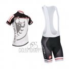 Castelli Cycling Jersey Bib Short 2014 Men Short Sleeve Black and Gray