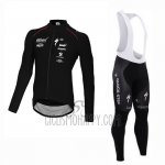 Etixx Quick Step Cycling Jersey Bib Tight 2015 Long Sleeve Ettix Quick Step Black