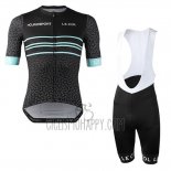 Eurosport Lecol Cycling Jersey Bib Short 2019 Men Short Sleeve Black Mint