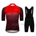 Le Col Cycling Jersey Bib Short 2020 Men Short Sleeve Black Red