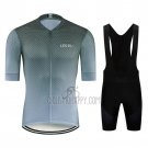 Le Col Cycling Jersey Bib Short 2020 Men Short Sleeve Gray