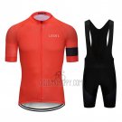 Le Col Cycling Jersey Bib Short 2020 Men Short Sleeve Red