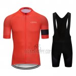 Le Col Cycling Jersey Bib Short 2020 Men Short Sleeve Red