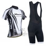 Monton Cycling Jersey Bib Short 2014 Men Short Sleeve Black and White