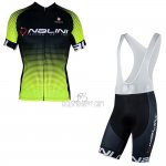 Nalini Cycling Jersey Bib Short 2021 Men Short Sleeve Black Yellow