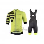 Nalini Cycling Jersey Bib Short 2021 Men Short Sleeve Yellow Black