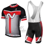 Nalini Navision Cycling Jersey Bib Short 2017 Men Short Sleeve Black and Gray