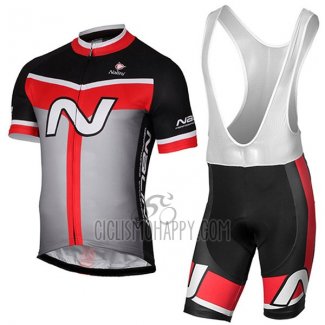 Nalini Navision Cycling Jersey Bib Short 2017 Men Short Sleeve Black and Gray