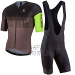 Nalini Velodromo Cycling Jersey Bib Short 2017 Men Short Sleeve Marron