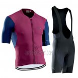 Northwave Cycling Jersey Bib Short 2021 Men Short Sleeve Red(2)