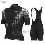 Rapha Cycling Jersey Bib Short 2019 Men Short Sleeve Black White
