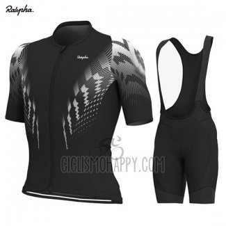 Rapha Cycling Jersey Bib Short 2019 Men Short Sleeve Black White