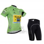 Saxobank Lider Cycling Jersey Bib Short 2015 Men Short Sleeve Green