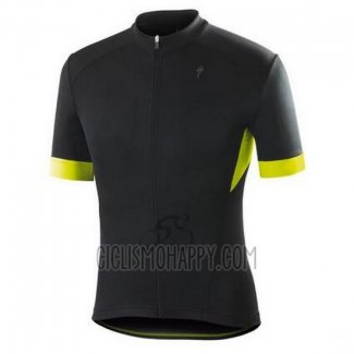 Specialized Cycling Jersey Bib Short 2016 Men Short Sleeve Bright Black