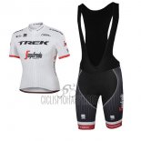 Trek Segafredo Cycling Jersey Bib Short 2017 Short Sleeve White