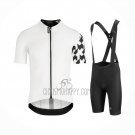 Assos Cycling Jersey Bib Short 2021 Men Short Sleeve White Black