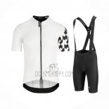 Assos Cycling Jersey Bib Short 2021 Men Short Sleeve White Black
