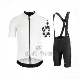Assos Cycling Jersey Bib Short 2021 Men Short Sleeve White Black
