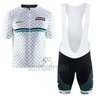 Bora Cycling Jersey Bib Short 2017 Short Sleeve White