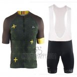 Craft Cycling Jersey Bib Short 2018 Men Short Sleeve Monument Dark Green