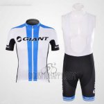 Giant Cycling Jersey Bib Short 2012 Men Short Sleeve White