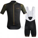 Lecol Cycling Jersey Bib Short 2019 Men Short Sleeve Dark Green