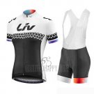 Liv Cycling Jersey Bib Short 2019 Women Short Sleeve Black White